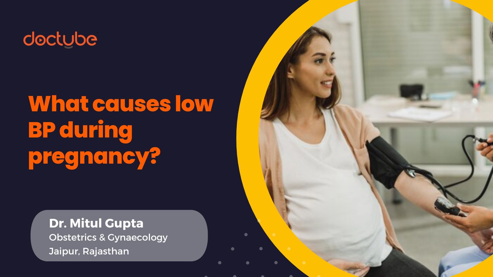 What causes low BP during pregnancy